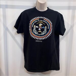 Navajo Nation Native American Black Graphic Tribal Unisex T-Shirt